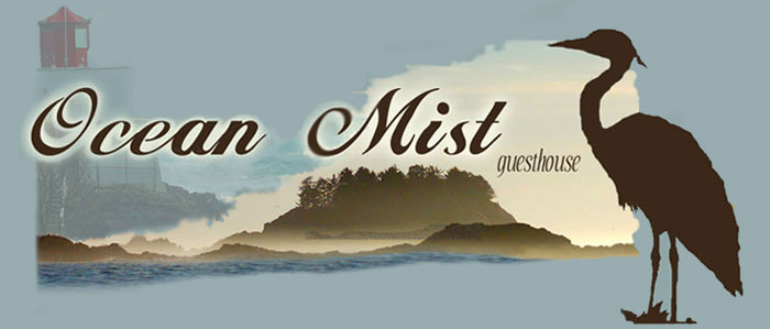 Ucluelet Bed Breakfast B&B, Ocean Views, Kitchenettes, Beaches, Wild Pacific Trail, Storm Watching, Private, Friendly Hosts, Ocean Mist Guesthouse, Ucluelet, BC